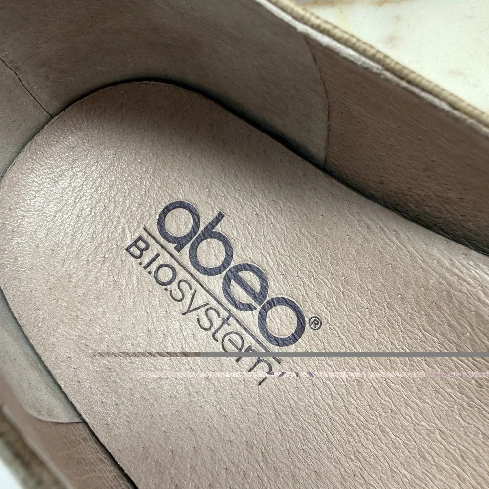 ABEO B.I.O.system 9N TALIA Brown Leather Mary Jane Built-In Orthotic Shoes